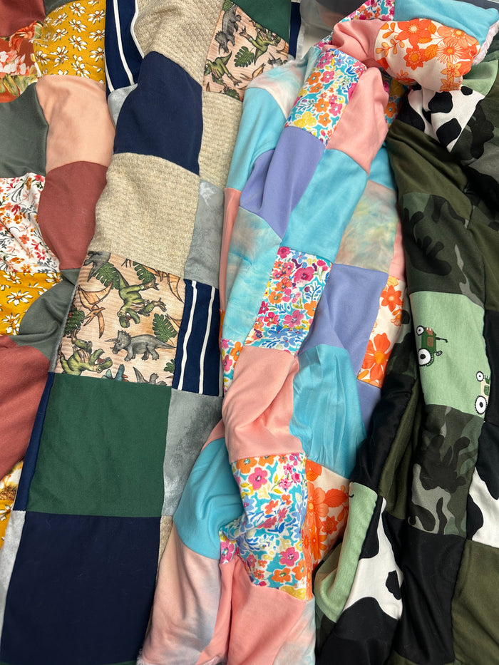 Patchwork Minky Blankets