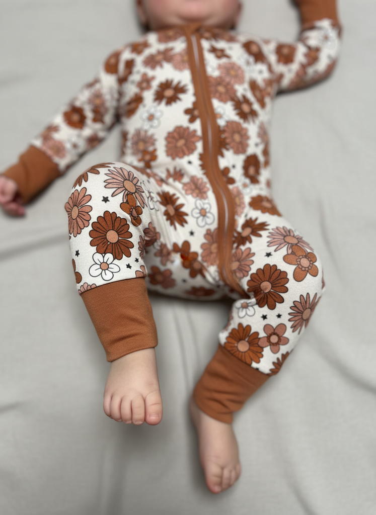 Fall Floral Bamboo Zippie