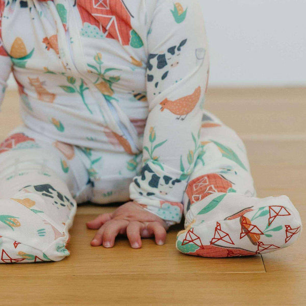 Zip-Up Footie Pajama - Farmstead