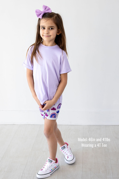 Basic Tee - Pastel Lilac