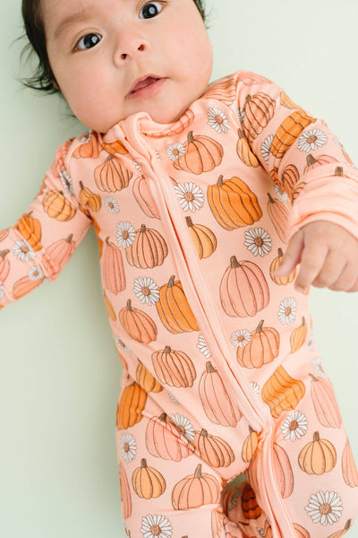 Pretty In Pink Pumpkins Bamboo Sleeper