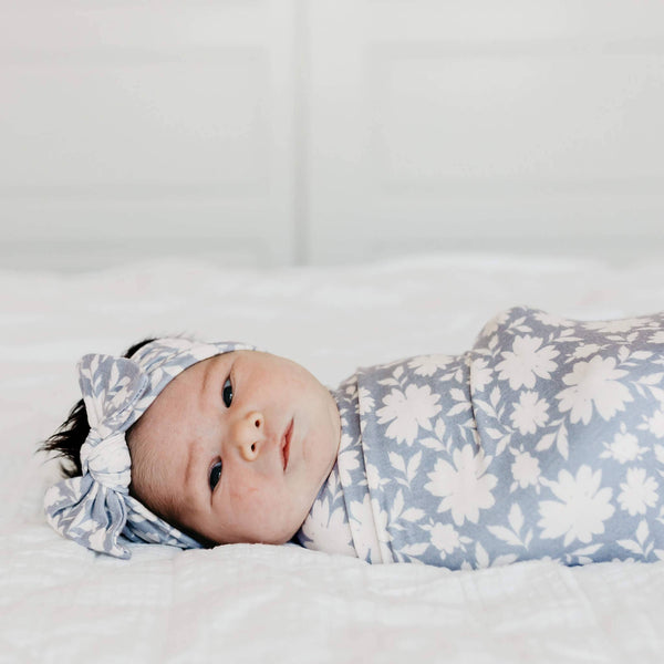 Knit Swaddle Blanket - Lacie