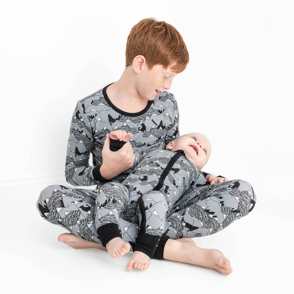 Howling Hills (Mountain) Long Sleeve PJ's Bamboo Sleepwear set
