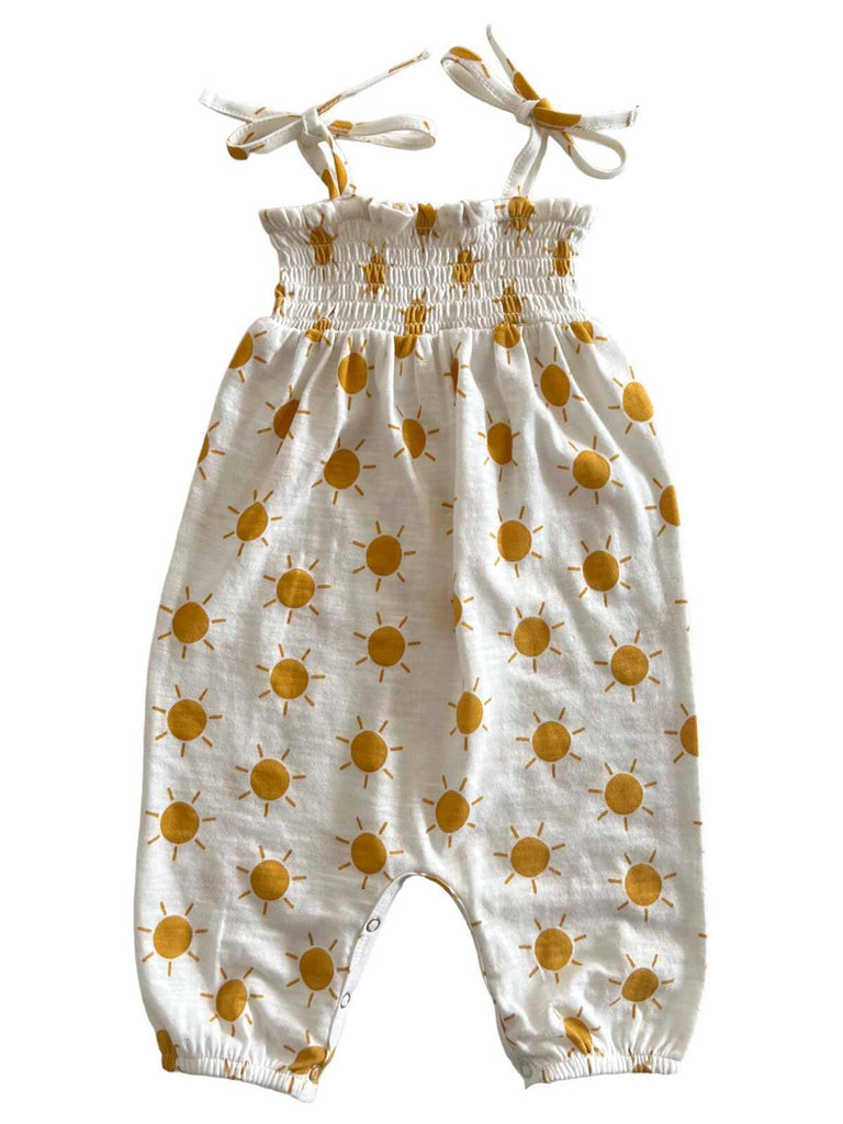 Sun / Organic Smocked Jumpsuit (Baby - Kids)