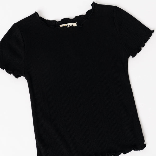 Lettuce Edge Pointelle Tee