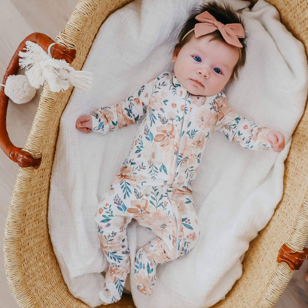 Zip-Up Footie Pajama - Autumn