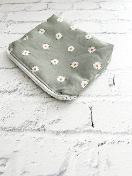 Daisy Small Cosmetics Bag, Make up bag, Toiletry Pouch