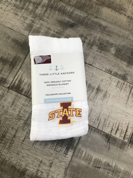 Iowa State University Muslin Swaddle Blanket