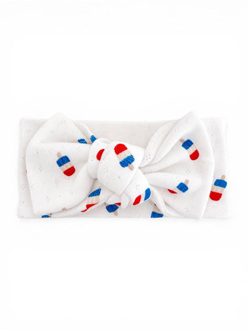 Popsicle / Organic Pointelle Bow