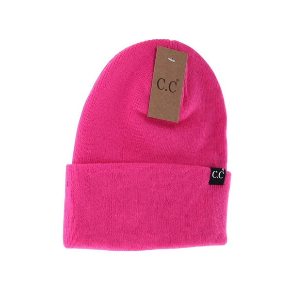 Unisex Wide Cuff C.C Beanie