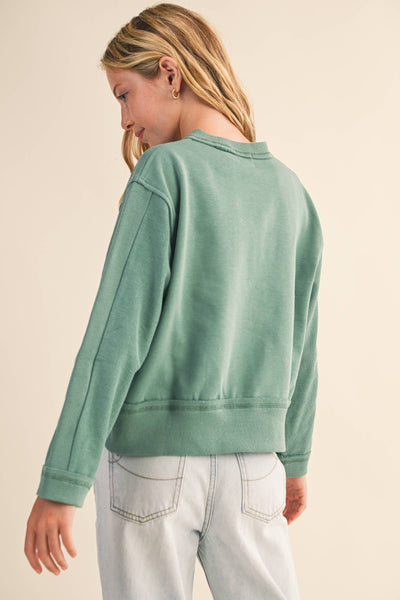 TWEEN KIDS GIRLS CREW NECK SWEATSHIRT (7-14)