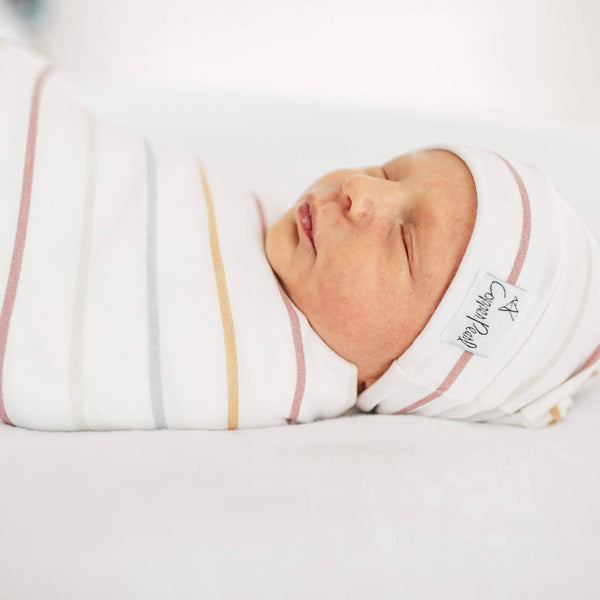 Knit Swaddle Blanket - Piper