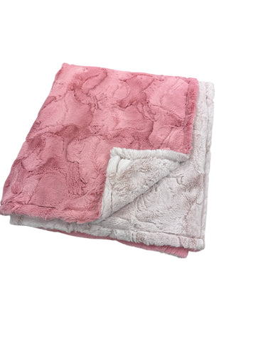 Rose+Rosewater •Duo• Toddler Sized Minky Blanket