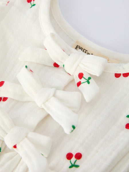 Baby Girl Cherry Romper