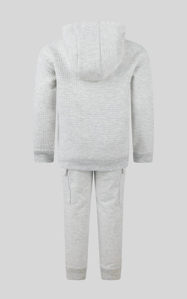 Toddler Boys Fleece Quilting Hoodie and Jogger Set