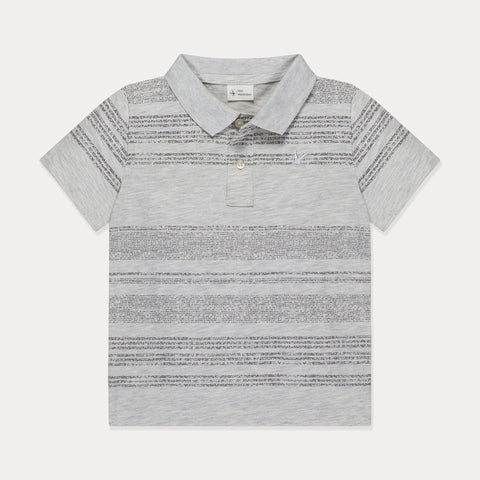 Cotton Striped Toddler Boys Polo