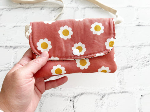 Kids Purse, Toddler Crossbody Bag, Kid Bag - Daisy