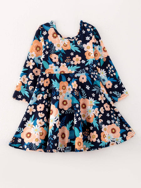 Blue Floral Dress