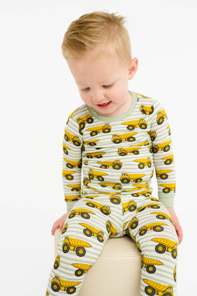 Dump Trucks Bamboo Set