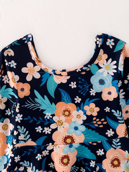 Blue Floral Dress