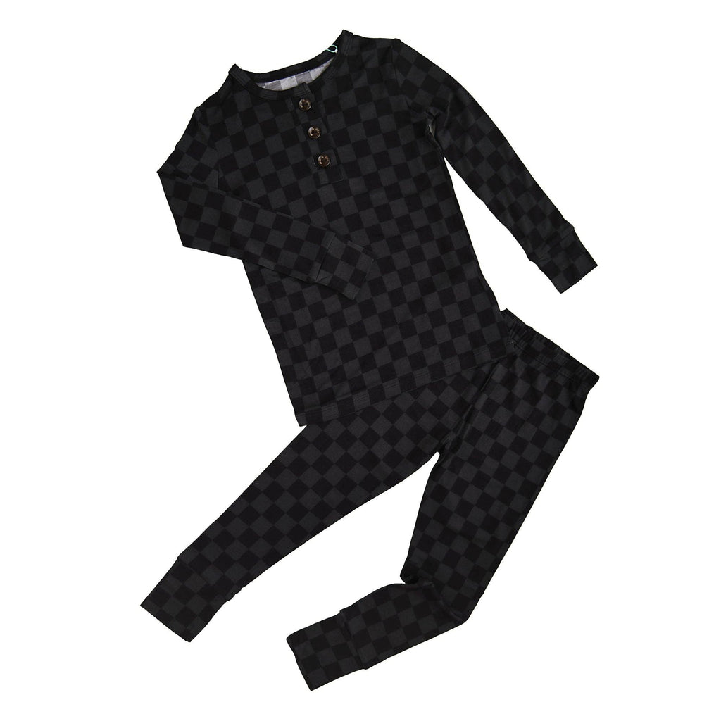 Frankie TWO PIECE Bamboo Halloween Checks Outfit
