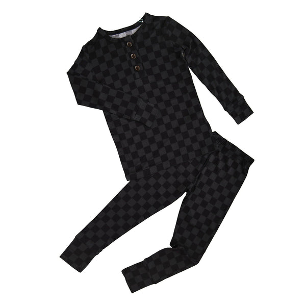 Frankie TWO PIECE Bamboo Halloween Checks Outfit