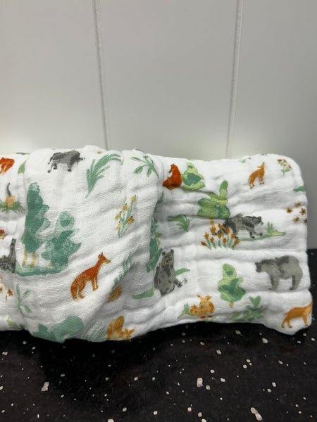 Forest Friends Classic Muslin Changing Pad Cover