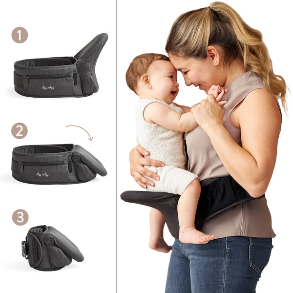 Itzy Hold & Fold™ - Hip Seat Carrier