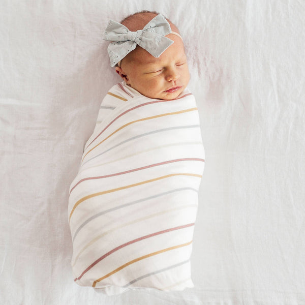 Knit Swaddle Blanket - Piper