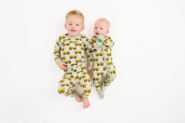 Dump Trucks Bamboo Set