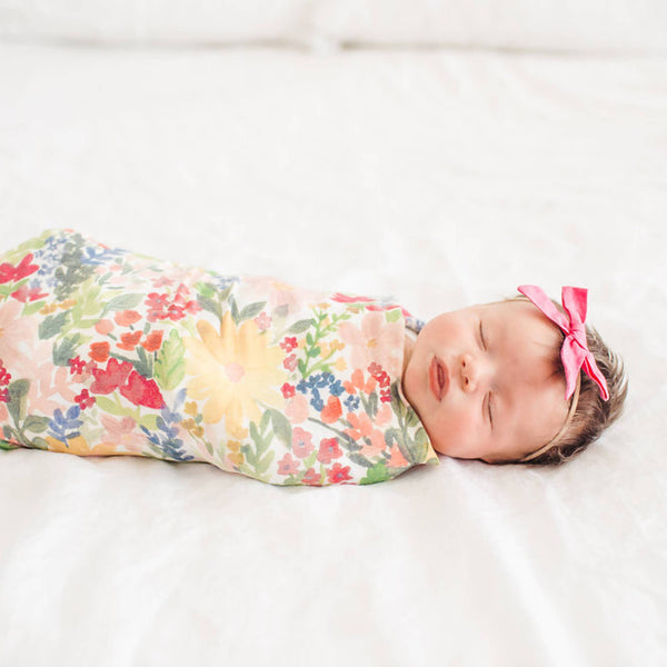Knit Swaddle Blanket - Lark