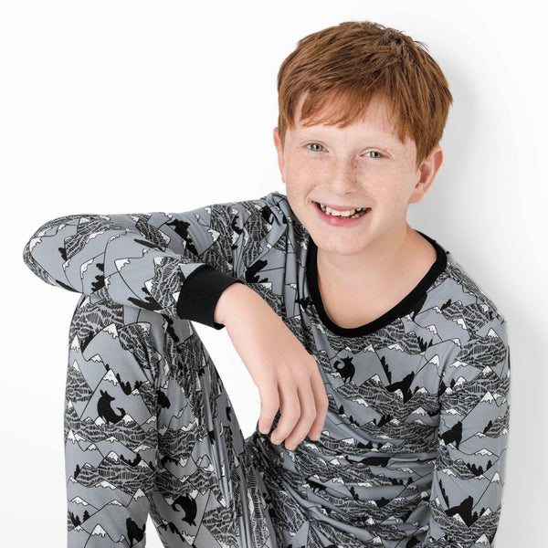 Howling Hills (Mountain) Long Sleeve PJ's Bamboo Sleepwear set