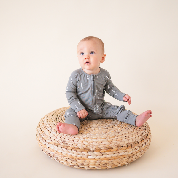 Forest Tree 2-Way Convertible Zip Romper | (0-24m)