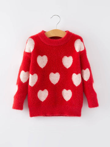 Valentine's Day Hearts Pullover Sweater