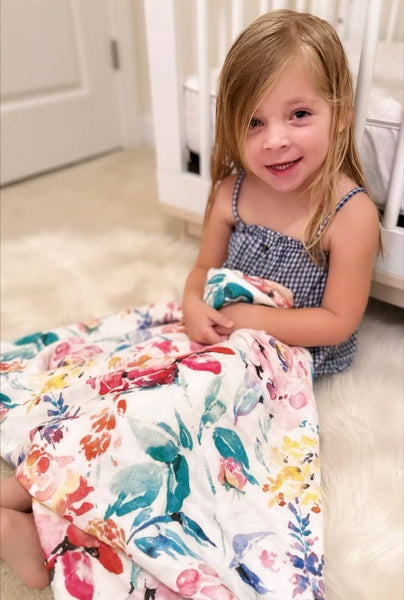 Premium Baby Blankets Toddler Blanket - Bamboo and Cotton