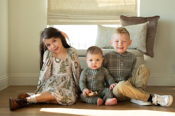 Sage Plaid Convertible Zippee