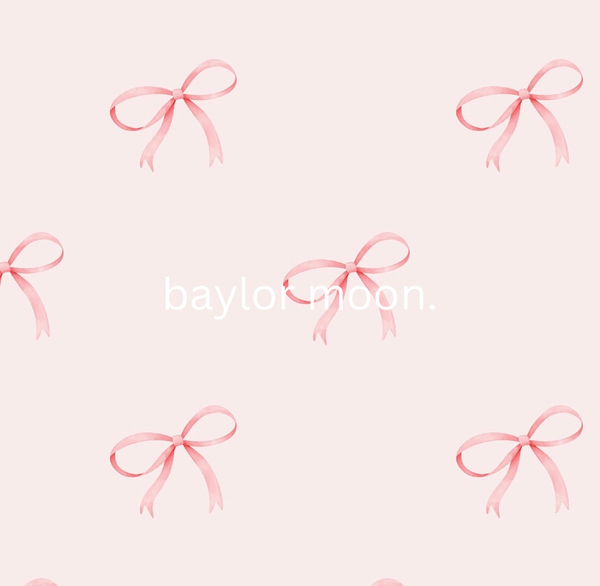 Bows | Bamboo Two Piece Pajama Set