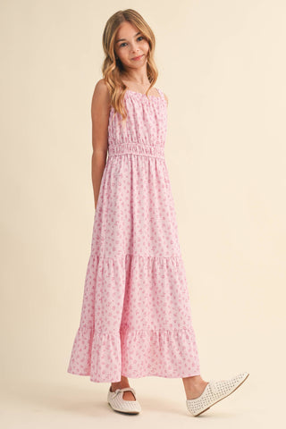 TWEEN GIRLS JULIETTE WAIST MAXI 42" DRESS (7-12)