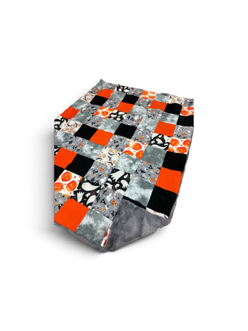 Halloween • Patchwork • Baby Sized Minky Blanket