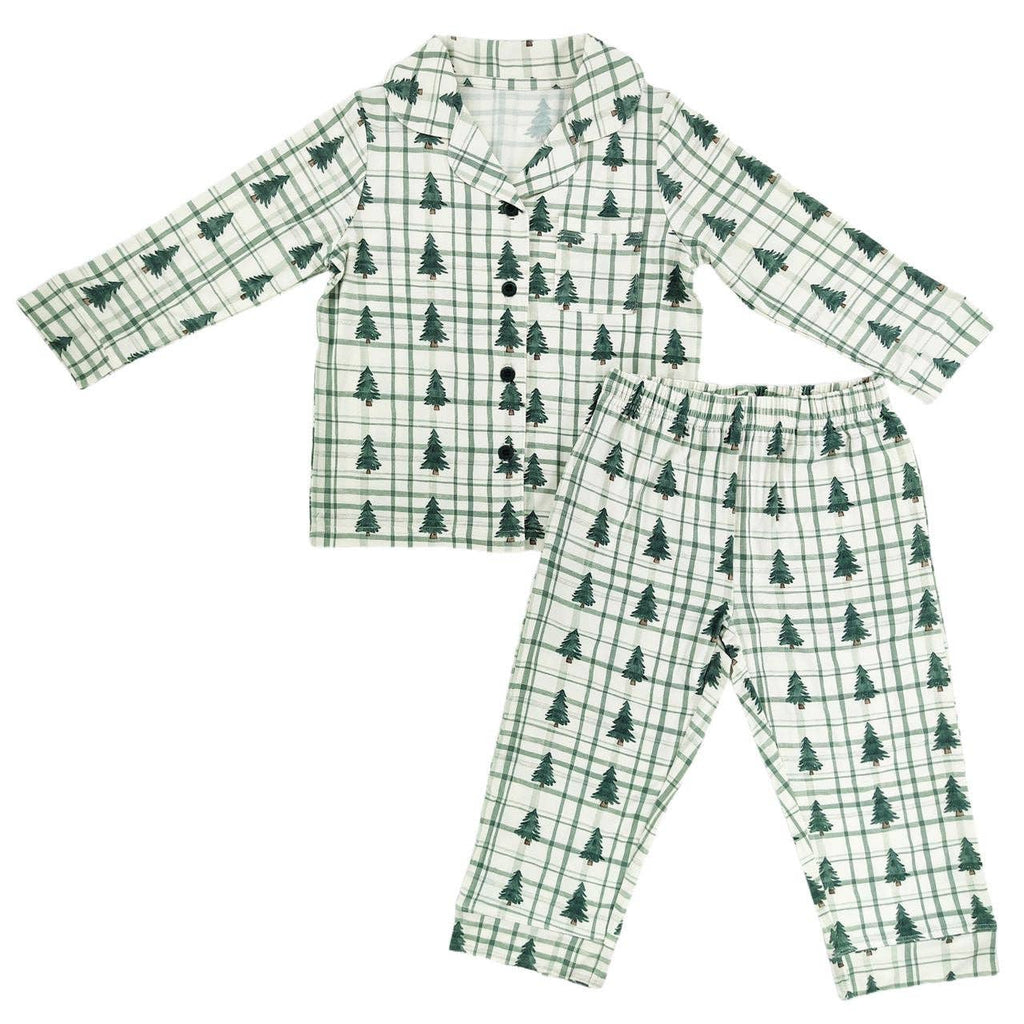 Evergreen Bamboo Button Up Set