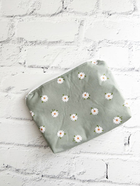 Daisy Small Cosmetics Bag, Make up bag, Toiletry Pouch