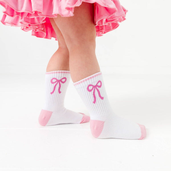 Crew Socks 3-Pack - White/Pink