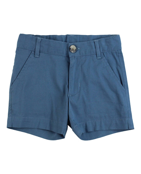 Boys Indigo Stretch Chino Shorts