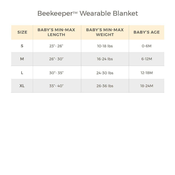 Solid Organic Warmer Beekeeper™ Wearable Baby Blanket - Quarry