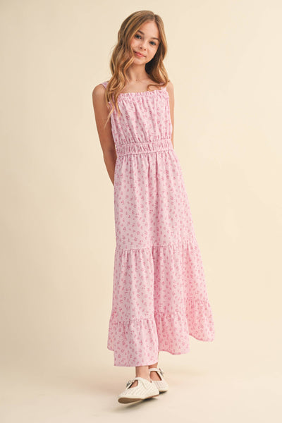 TWEEN GIRLS JULIETTE WAIST MAXI 42" DRESS (7-12)