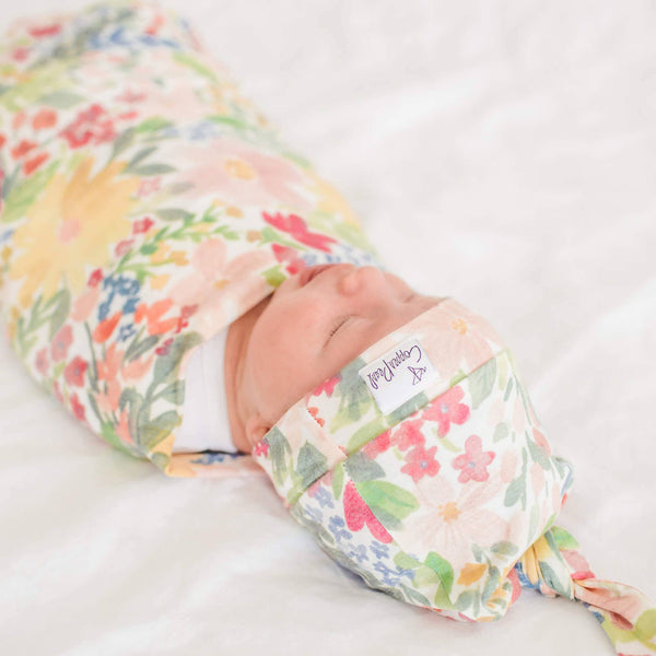 Knit Swaddle Blanket - Lark