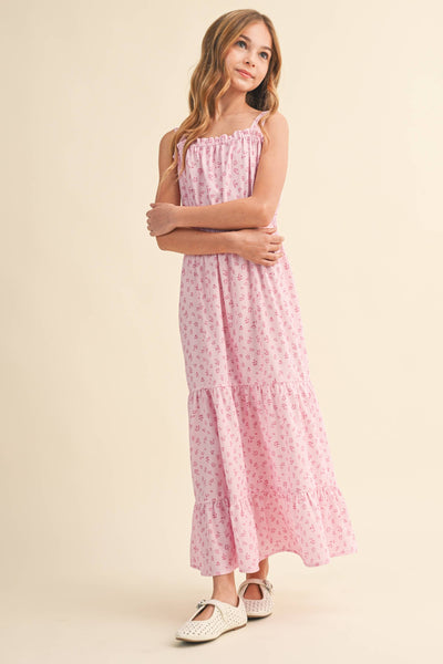 TWEEN GIRLS JULIETTE WAIST MAXI 42" DRESS (7-12)