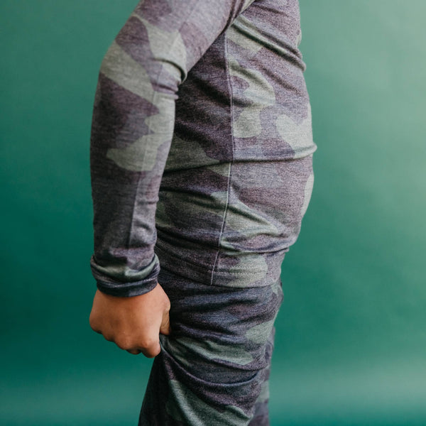 2pc Long Sleeve Pajama Set - Hunter