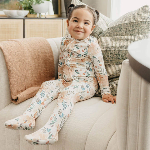 Zip-Up Footie Pajama - Autumn