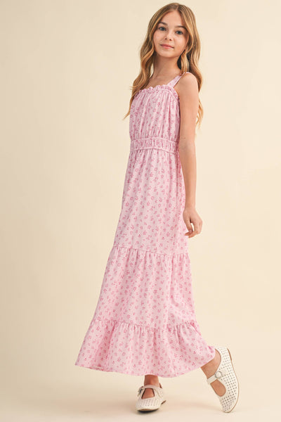 TWEEN GIRLS JULIETTE WAIST MAXI 42" DRESS (7-12)